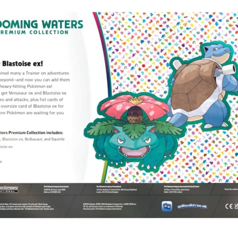 Pokemon Blooming Waters Collection with Blastoise EX - Picture 3 of 3